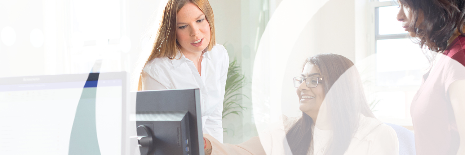 Women working together at Cambridge & Counties Bank