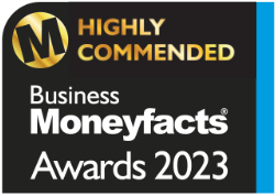 Highly commended Business moneyfacts award 2023