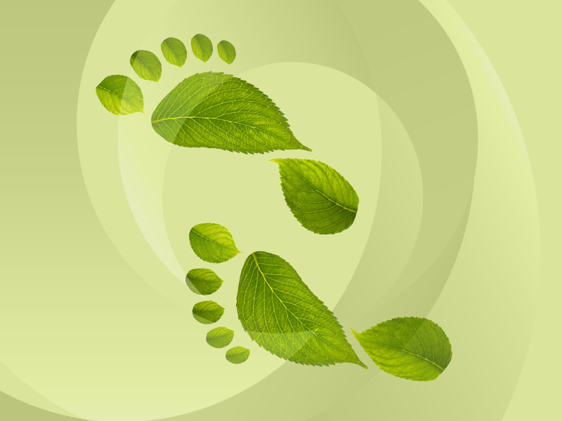 Green footprints